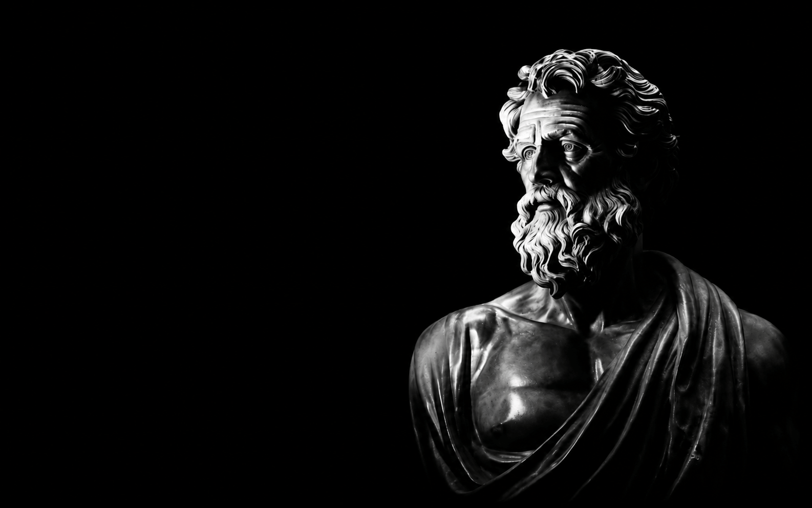 Classical marble bust sculpture